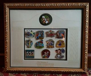 Very Rare Disney Pin - Tiquities Pin Set Natural History Figment Chip Dale Stitch