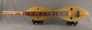 Vintage Musical Instrument Wood Crafted North Country Mountain Lap Dulcimer 1985
