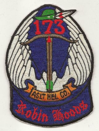 173rd Assault Helicopter Company Robin Hoods Patch