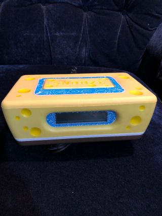 Spongebob Squarepants Yellow Alarm Clock Radio Snooze Npower Under The Sea