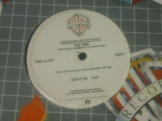 The Time.  Get It Up.  Vinyl Record.  12  Long Version.  Morris Day.  Promo