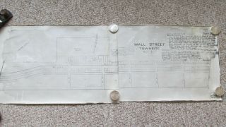 1898 Wall Street Boulder County Colorado Townsite Plat Map Reprint - Millsite