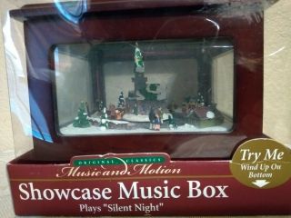 Mr Christmas 2004 Animated Showcase Music Box Nativity Scene Silent Night
