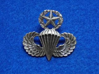Vietnam War Era Us Army Master Paratrooper Wings Badge - Officers Equip