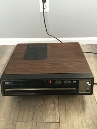 Vintage Rca Selectavision Ced Videodisc Player With 37 Video Disc