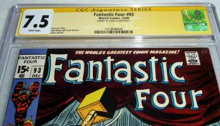 Fantastic Four 93 CGC 7.  5 SS Signature Series Signed Stan Lee 2