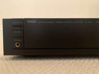 YAMAHA - CX - 800 Vintage Stereo Control Amplifier - Preamplifier 3