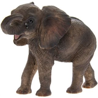 Out Of Africa African Cute Baby Elephant Crying Resin Ornament Missing You Gift
