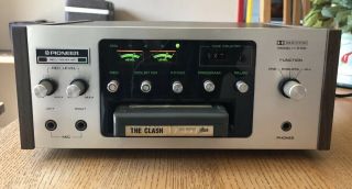 Serviced Vintage Pioneer H - R100 Stereo 8 Track Recorder Player Deck 1970’s