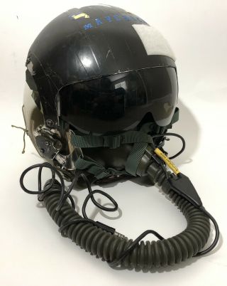 Hgu - 26/p Flight Pilot Helmet With Mnu - 5/p Oxygen Mask