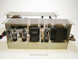 Pair Vintage Dukane 1A435B Monoblock Tube Amplifiers / 7867 - KT 2