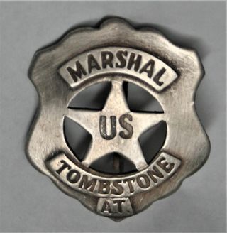 Reproduced - Old West - Us Marshal,  Tombstone A.  T.  (arizona Terr. ) - 1887 Style
