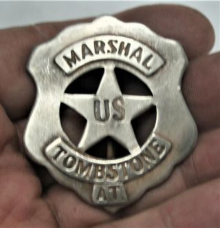 Reproduced - Old West - US MARSHAL,  TOMBSTONE A.  T.  (Arizona Terr. ) - 1887 Style 3