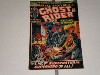 Marvel Spotlight 5 1st App Ghost Rider 1972 Superhero Comics