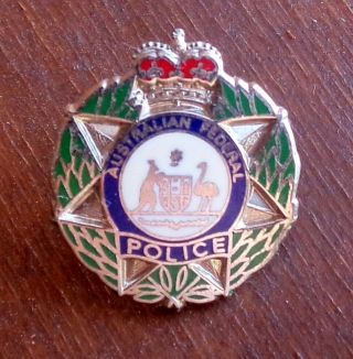 Obsolete Afp Police Tie Lapel Pin Badge Variant