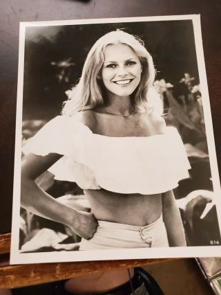 Vtg 1970s Press Release Movie Non Glossy Photo 8x10 Pinup Style Cheryl Ladd