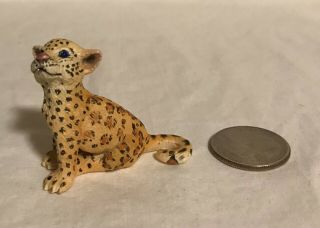 Schleich Jaguar Cub Baby Spotted Cat Animal Figure 2009 Retired 14622