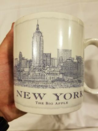 Starbucks 2006 York Big Apple Coffee Mug 18 Oz City Architect Series Ny