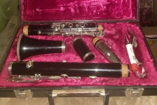 Vintage Buffet Crampon Evette & Schaeffer E13 Clarinet W/original Mouthpiece