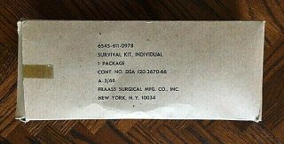 U.  S.  Original/rare Usaf Survival Kit (s),  Individual1966