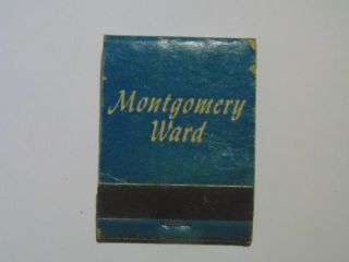 Montgomery Ward Retail Store Vintage Matchbook Matches Advertisement
