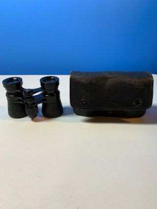 Vintage Small Binoculars Comes With Leather Case