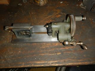 Vintage Brown And Sharpe Small Index Head With Tailstock Machinist Tooling