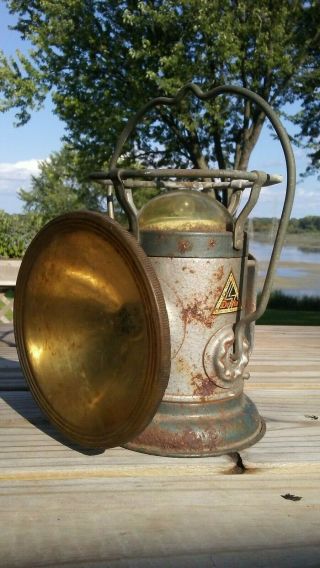 Vintage Delta Electric Co.  Powerlite Mining Or Railroad Lamp Lantern