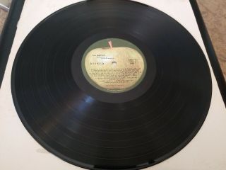 The Beatles White Album Apple Records Swbo - 101 Scranton Pressing Lp.  /exc