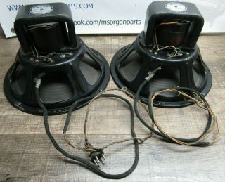 Vintage 1967 Jensen A - 12 12 " Speakers - Hi - Fi Western Electric (bb)