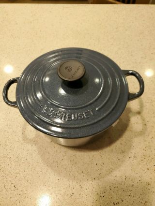 Le Creuset Midnight Blue Round Dutch Oven 18 2 Qt Made In France