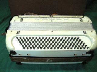 Vintage Italy Made Accordion with Case TOMMY 3