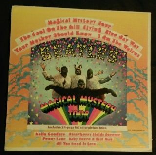 The Beatles " Magical Mystery Tour " Us 1967 Orig.  Lp Rainbow Label