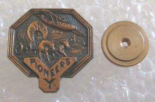 Vintage Ymca Pioneers Member Lapel Pin - Circa 20s Or 30s