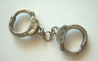 Vintage Metal Handcuff Double Pin From The 80 