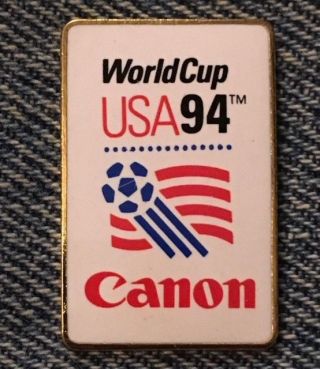 1994 Fifa World Cup Pin Football Soccer Sponsor Canon