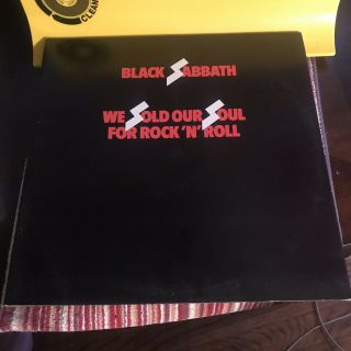 Black Sabbath ‎we Our Soul For Rock N Roll Lp 2bs 2923 1976 Plays Ex Nm/vg,