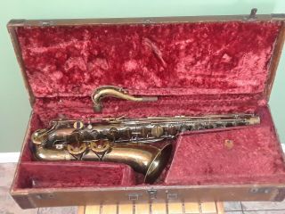 Vintage Beaugnier Paris Tenor Saxophone Made In France