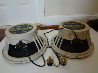 Vintage Pair Lafayette/goodmans 12 " Model Sk - 500 Three Way Speakers