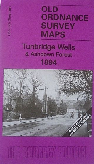 Old Ordnance Survey Maps Tunbridge Wells & Ashdown Forest 1894 & Map Mayfield