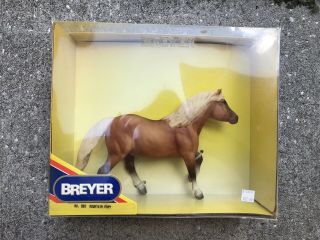 Nib Breyer Horse 850 Mountain Pony Light Chestnut Sorrel Haflinger Retired