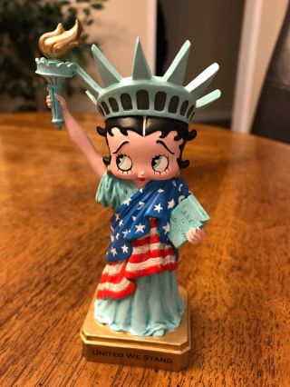 Betty Boop Premiere Edition Statue Of Liberty 2001 1012