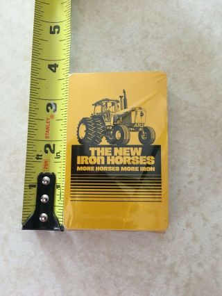 Vintage John Deere Tractor Playing Cards Deck Yellow