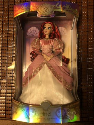 2019 Disney D23 Expo Little Mermaid Ariel 17” Doll 30th Anniversary