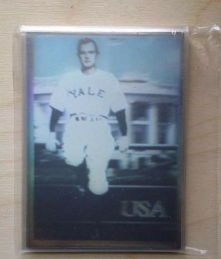 41st President George Bush Sr.  Yale Baseball Hologram Cards Rare