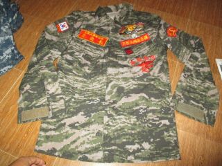 Rok South Korea Tiger Marine Digtal Camo Shirt A,  Very Good