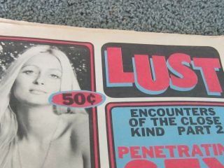 Lust Newspaper 1978.  Final Issue Before Merger With Los Angeles Press