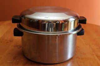 Flavorite 18 - 8 3 - Ply Stainless Stock Pot Dutch Oven With Dome Lid & Egg Poachers