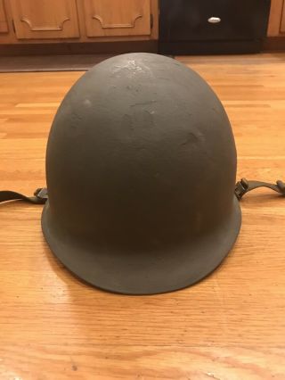 M1 Helmet Vietnam Era With Post War Liner 1946
