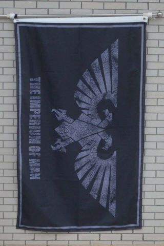 Imperium Of Man Warhammer Galactic Empire Eagle Flag Banner 3x5ft